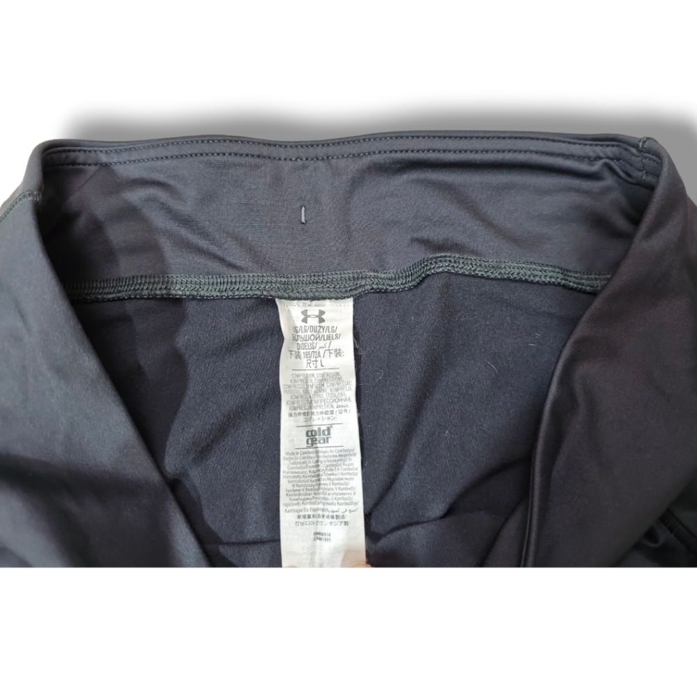 Under Armour Black Leggings with Side Zippers - Picture 2 of 6